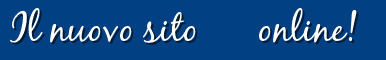 Il nuovo sito è online!
